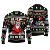 Angry Orchard Drunken Santa Ugly Sweater