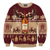 Asbach Reindeer Horns Ugly Sweater