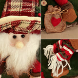 Christmas Decoration Supplies Cartoon Elderly Pillow Cover Top Hat Doll Home Party Atmosphere Decoration