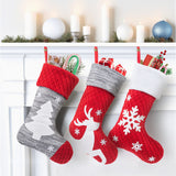 Christmas decorations, candy socks, embroidered Santa Claus socks, Christmas children's gifts, socks, gift bags, pendants