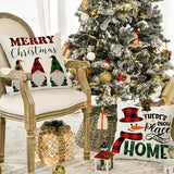 Christmas dwarf pillow cover home living room decoration pillowcase linen printed cushion cover