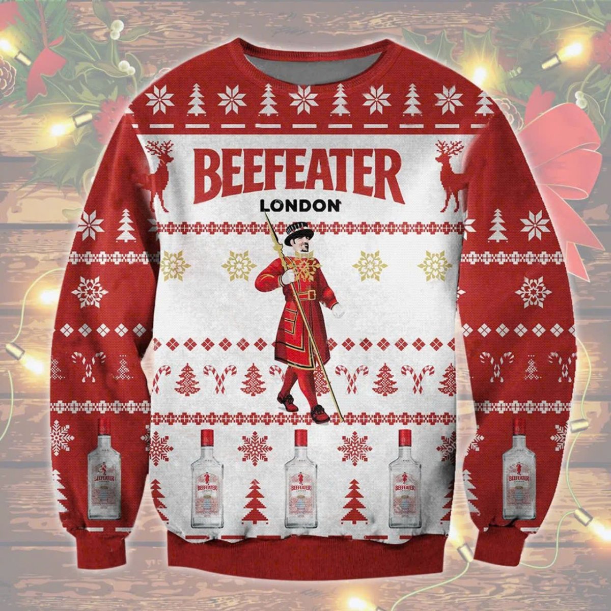 Beefeater Christmas Ugly Sweater
