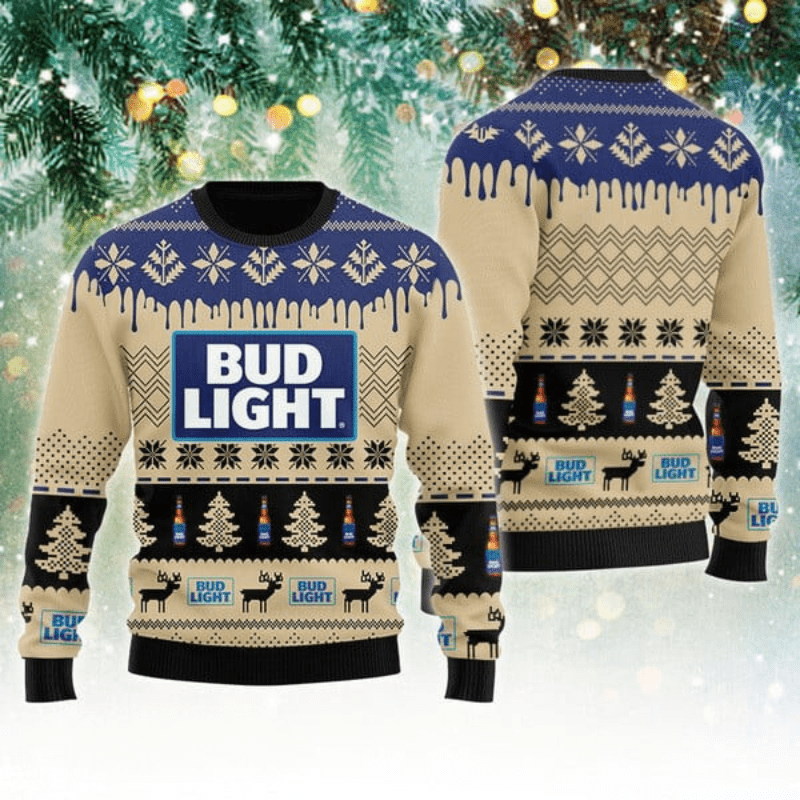 Bud Light Christmas Festival Ugly Sweater
