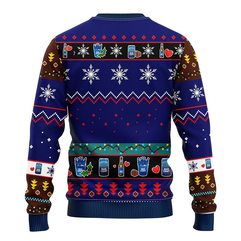 Bud Light Christmas Ugly Sweater