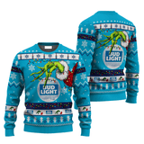 Bud Light Grinch Hand Stock Ugly Sweater