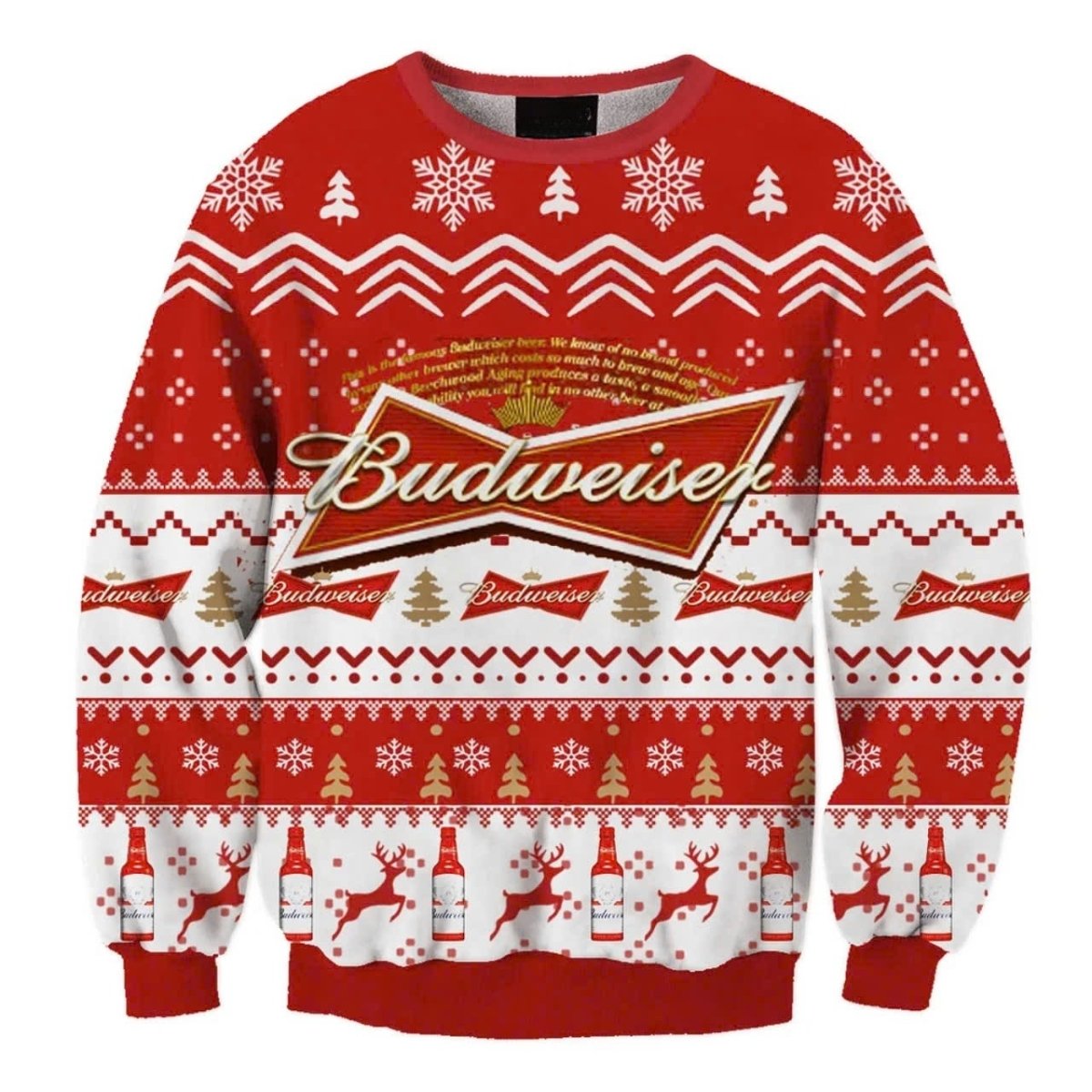 Budweiser Xmas Ugly Sweater