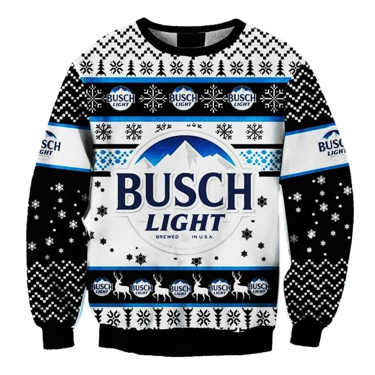 Busch Light Christmas Season Ugly Sweater
