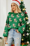 Christmas sweater lazy loose cute long sleeved pullover knitted sweater