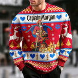 Captain Morgan Christmas Treasure Ugly Sweater