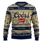 Coors Banquet Snowing Christmas Ugly Sweater
