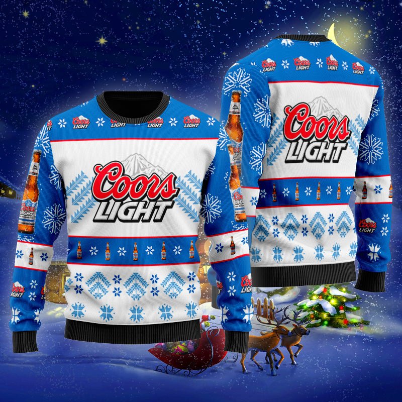 Coors Light Xmas Ugly Sweater