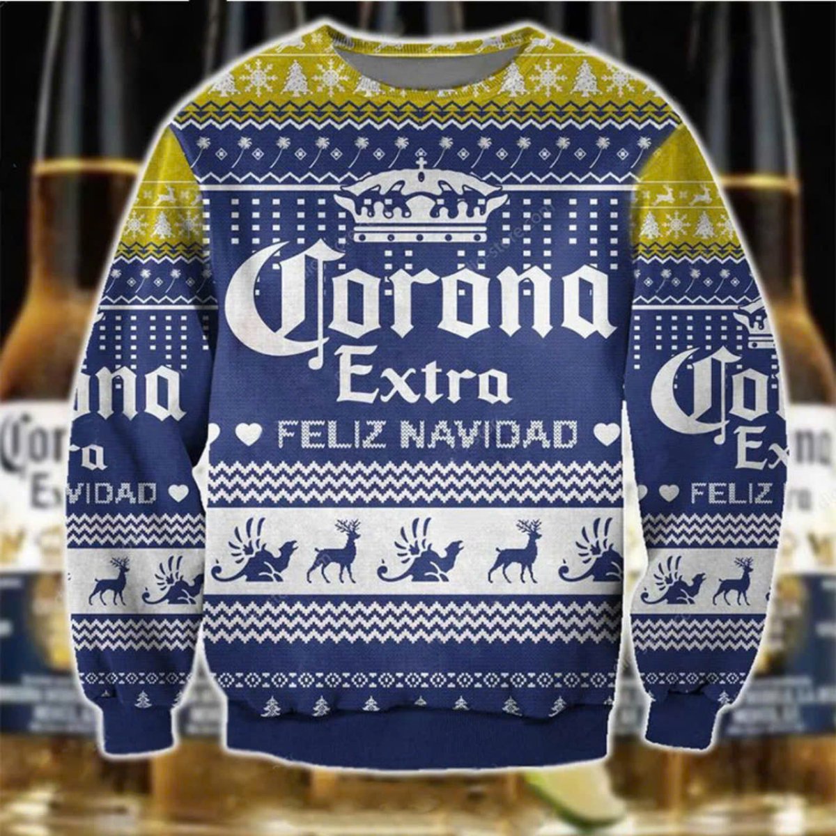Corona Extra Feliz Navidad Ugly Sweater