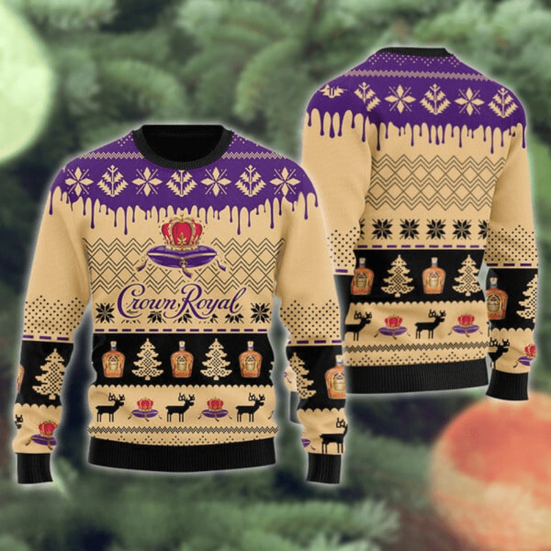 Crown Royal Christmas Festival Ugly Sweater