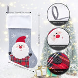Christmas Socks Gift Bags New 3D Snowman Christmas Socks Christmas Gifts Holiday Candy Bags Gift Socks Decoration