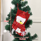 Christmas Socks Pendant Christmas Tree Decorative Socks Cartoon Socks Candy Gift Bag In Stock