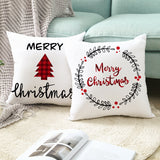 Cartoon Christmas Pillow Cover Home Office Sofa Cushion Pillowcase Home Furnishings