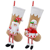 Christmas Decoration Pendant Christmas Chef Hat Long Leg Doll Gift Bag Christmas Home Decoration Socks