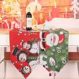 Christmas decorations, checkered tablecloth, table flag, creative English red and black checkered tablecloth, placemat, restaurant decoration supplies