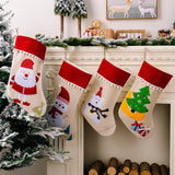 Christmas Decorations Cartoon Christmas Socks Creative Elk Santa Claus Christmas Gift Socks Gift Bag