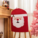 Christmas Decorative Seat Cover Elderly Dining Table Chair Home Seat Cover Christmas Chair Cover Embroidered Handicrafts