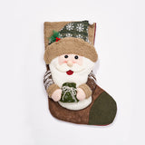 New Christmas Socks, Santa Claus, Snowman, Christmas Socks, Gift Bag Decoration, Christmas Tree Pendant, Children's Candy Bag