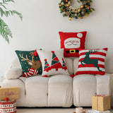 Christmas themed pillows for home decor living room sofas holiday home decor