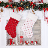 Christmas decoration supplies, high-end Christmas socks, red Christmas stockings, gift bags, tree hanging gift socks