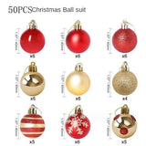 Amazon hot selling 4CM Christmas ball hand-painted electroplated ball home decoration pendant Christmas decoration scene arrangement