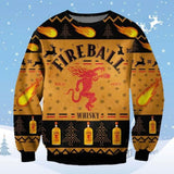 Fireball Christmas Ugly Sweater