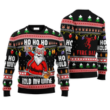 Fireball Drunken Santa Ugly Sweater