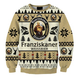 Franziskaner Weissbier Christmas Holiday Ugly Sweater