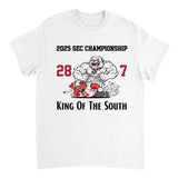 White Georgia Bulldogs 2025 SEC Championship Unisex Shirt