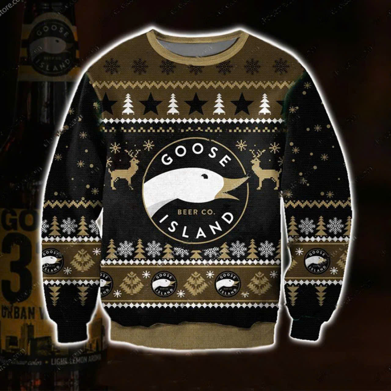 Goose Island Christmas Ugly Sweater