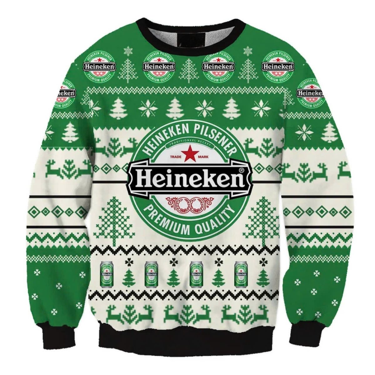 Heineken Christmas Holiday Ugly Sweater