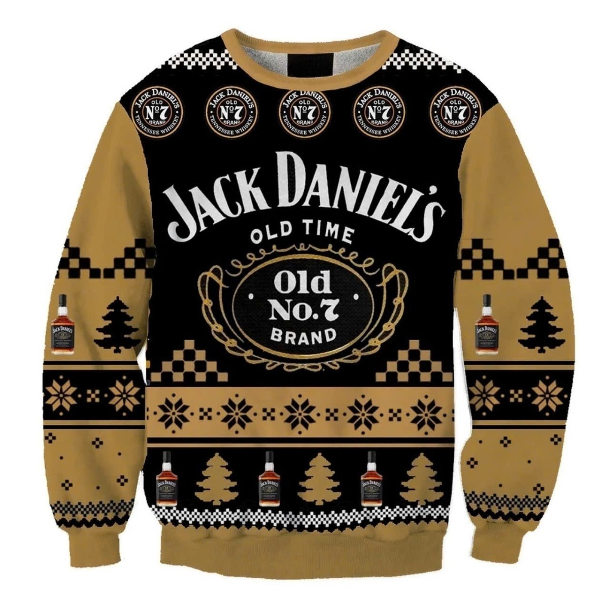 Jack Daniel Christmas Holiday Ugly Sweater