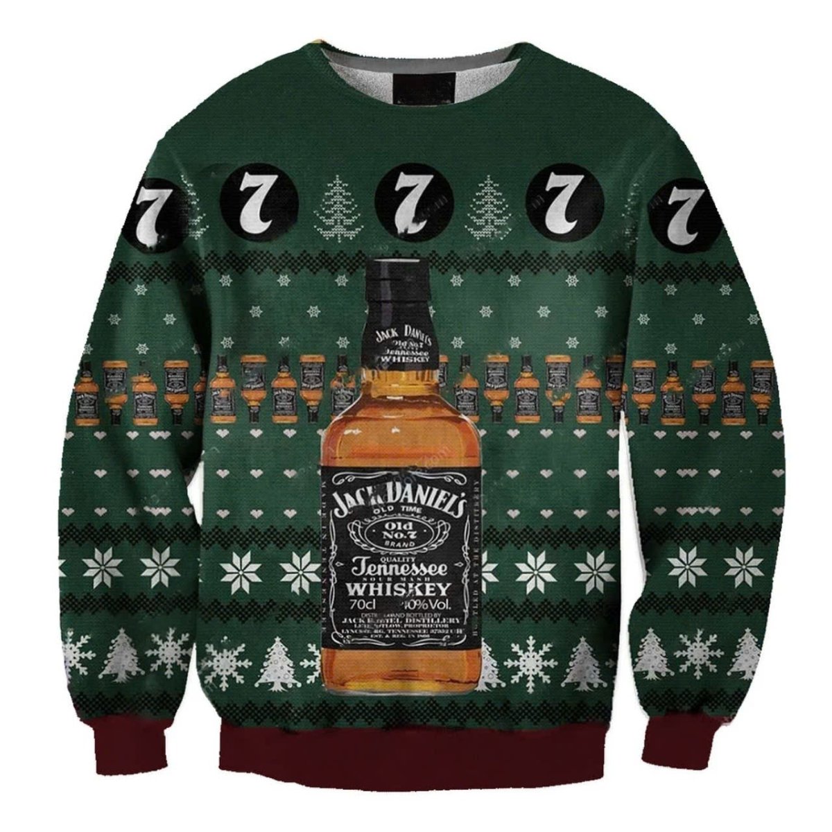 Jack Daniel Holiday Ugly Sweater