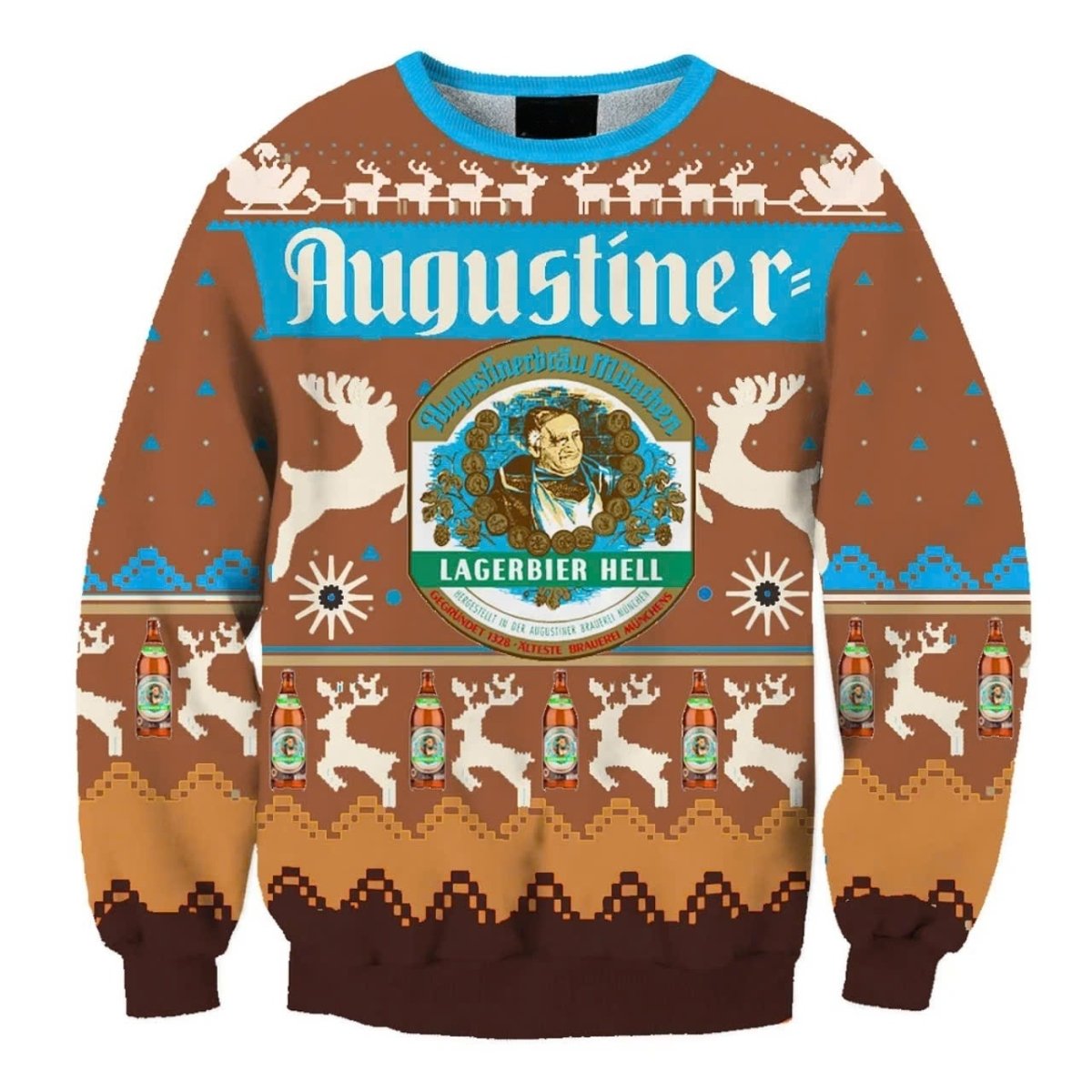 Langerbier Hell Christmas Reindeer Ugly Sweater