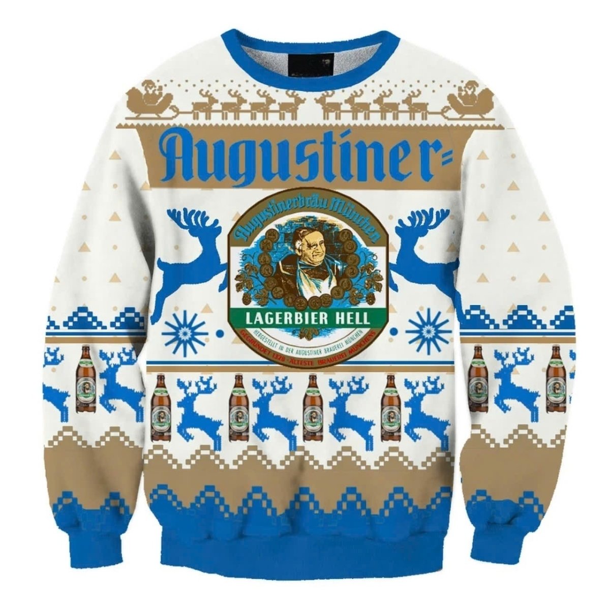 Langerbier Hell Christmas Reindeer Ugly Sweater