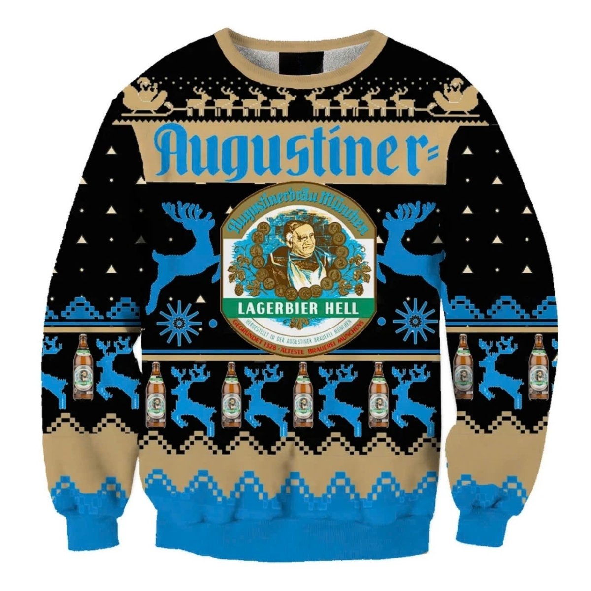 Langerbier Hell Christmas Reindeer Ugly Sweater