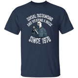 Michael Myers Social Distancing And Wearing A Mask Since 1978 T-Shirt 2