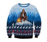 Michelob Ultra Christmas Bigfoot Ugly Sweater