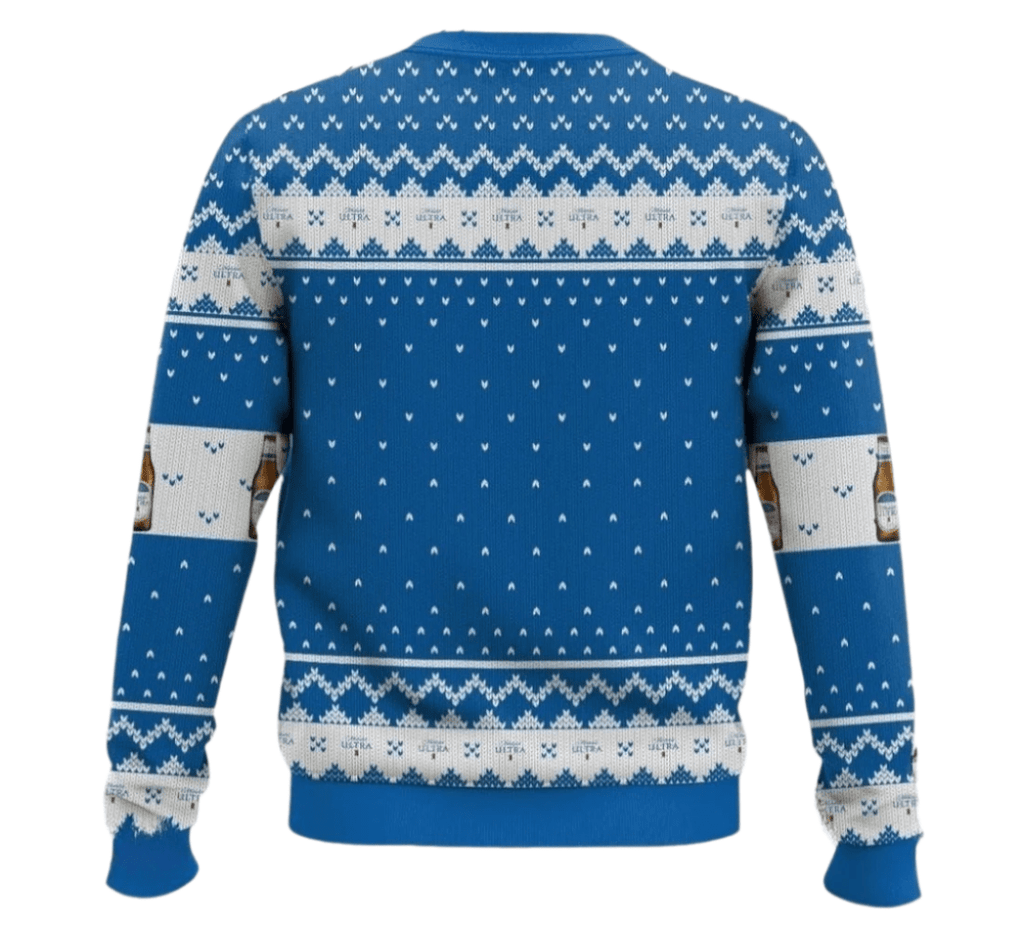 Michelob Ultra Make Me Happy Ugly Sweater