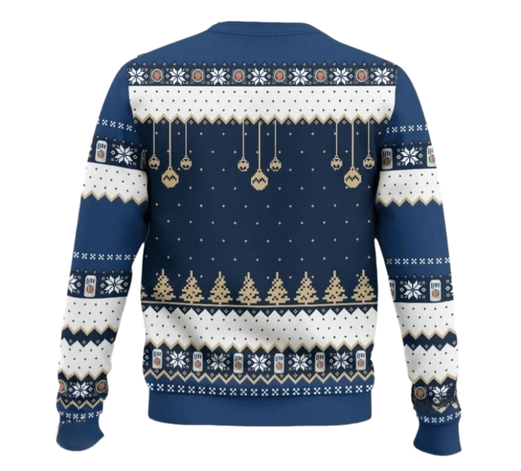 Miller Lite Wonderful Time For a Beer Ugly Sweater