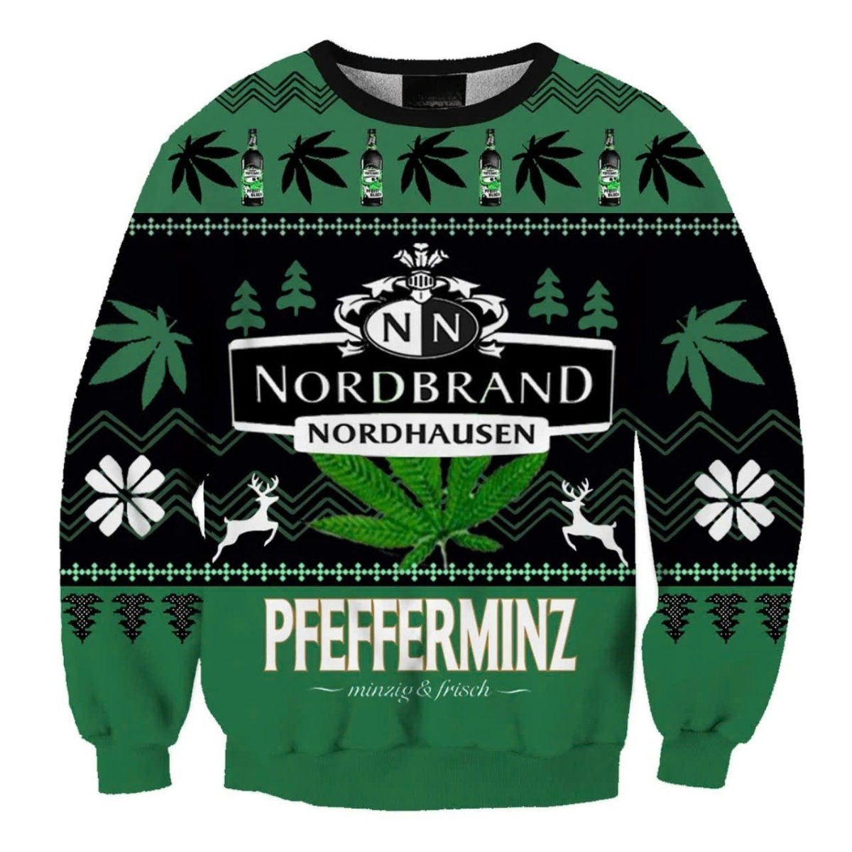 Nordbrand Pfefferminz Christmas Ugly Sweater