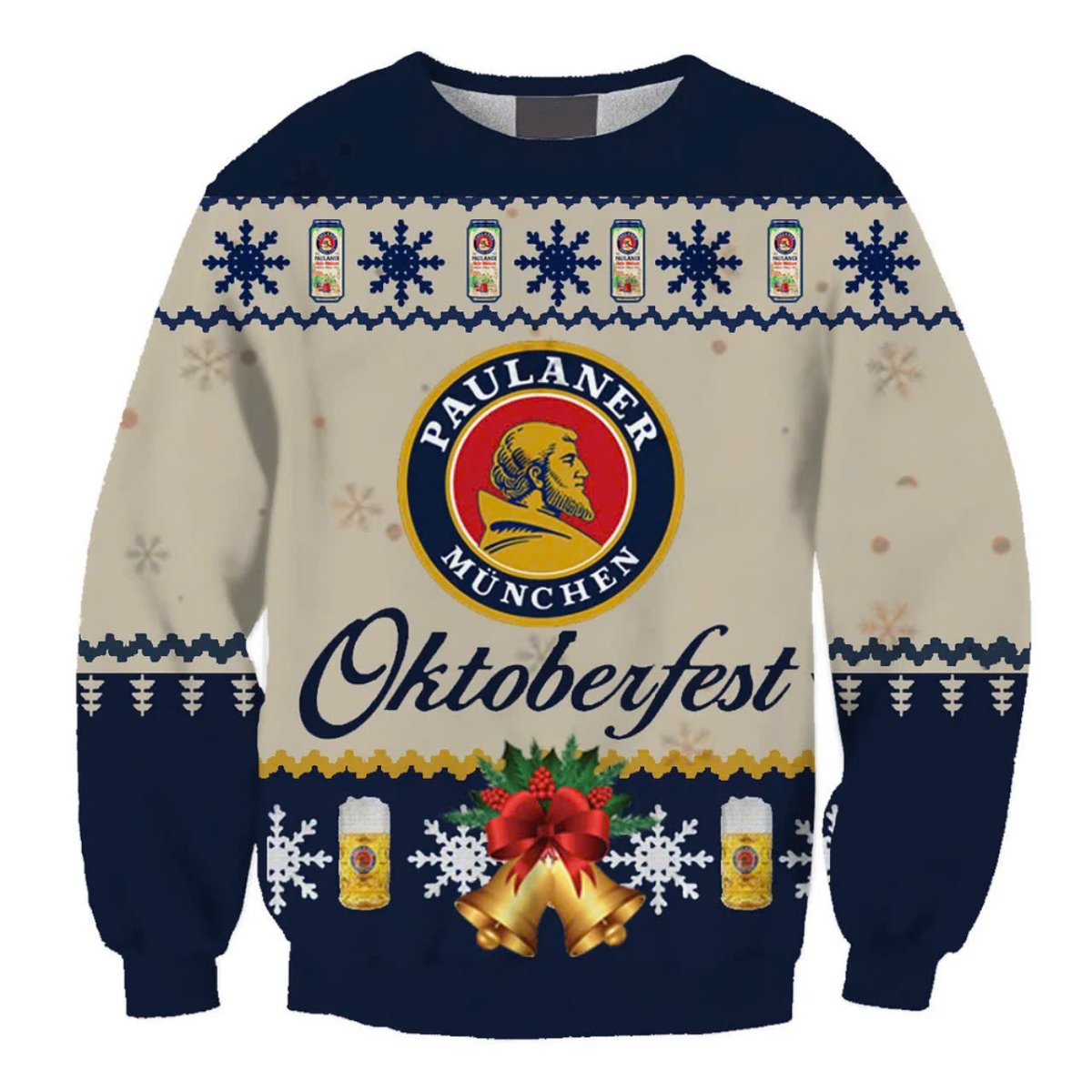 Okroberfest Christmas Jingle Bell Ugly Sweater