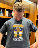 Peanuts forever a Lakers fan win or lose yesterday today tomorrow forever no matter what shirt