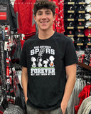 Peanuts x NBA San Antonio Spurs forever not just when we win shirt