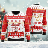 Personalized Budweiser Make Me High Ugly Sweater