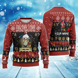 Personalized Captain Morgan Funny Skeleton Ugly Sweater