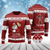 Personalized Captain Morgan with Claus Ugly Sweater